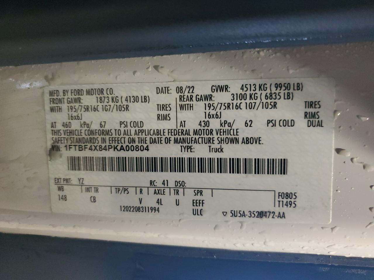 Ford Transit T-350 Hd Image 8