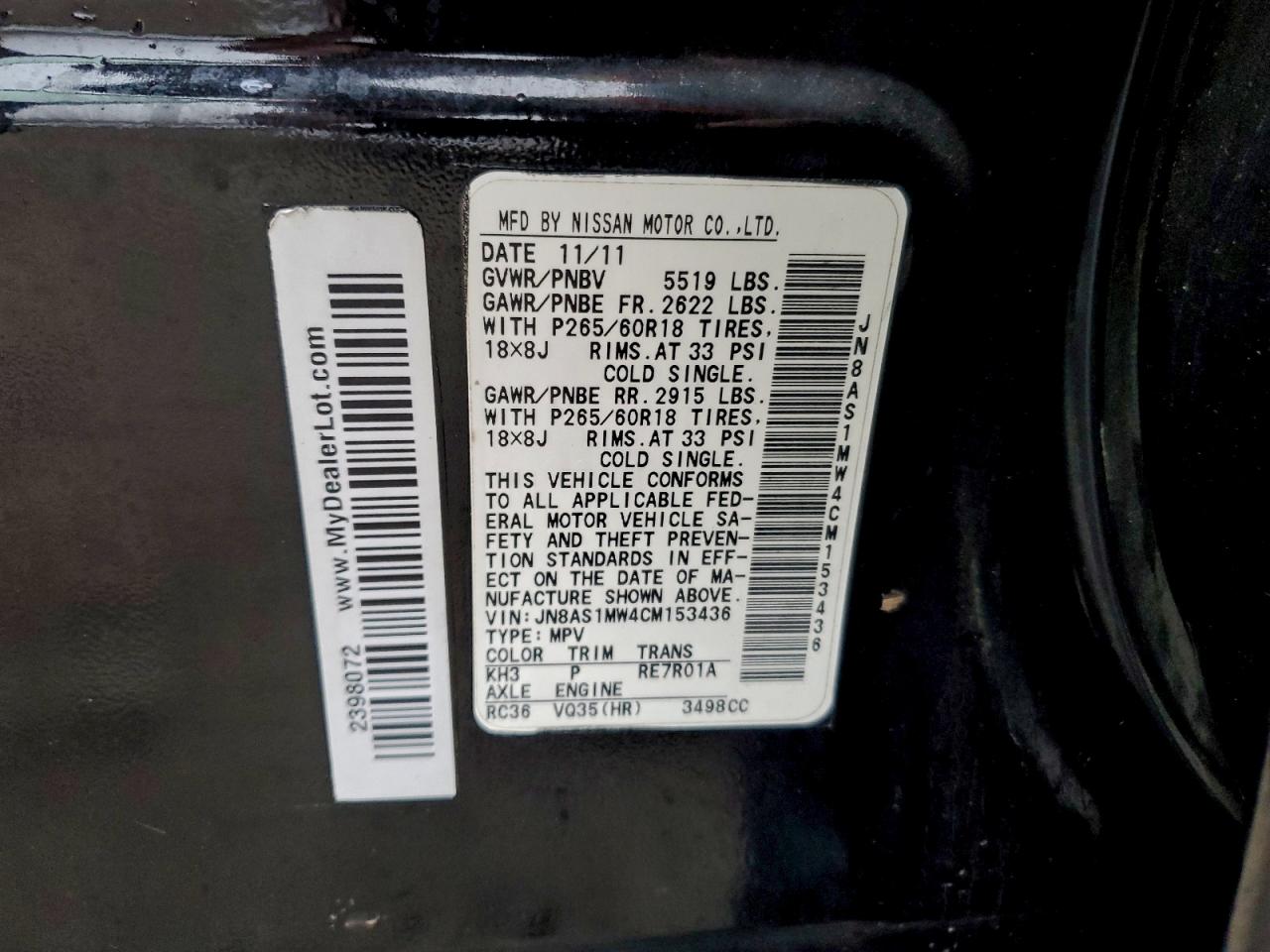 INFINITI Fx Image 11