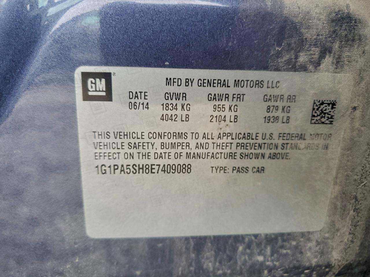 Chevrolet Cruze Ls Image 8