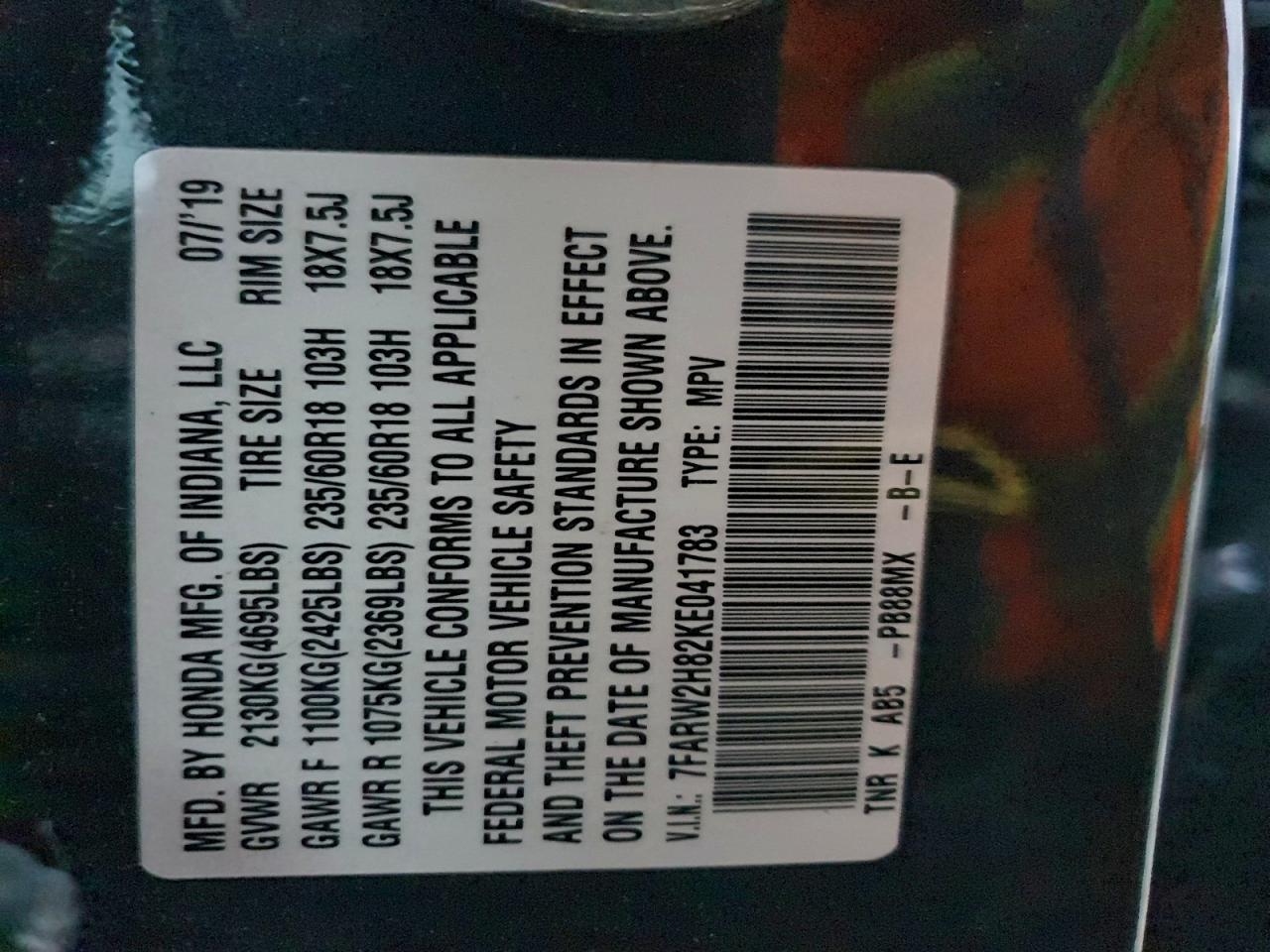 Honda Crv Exl Image 14