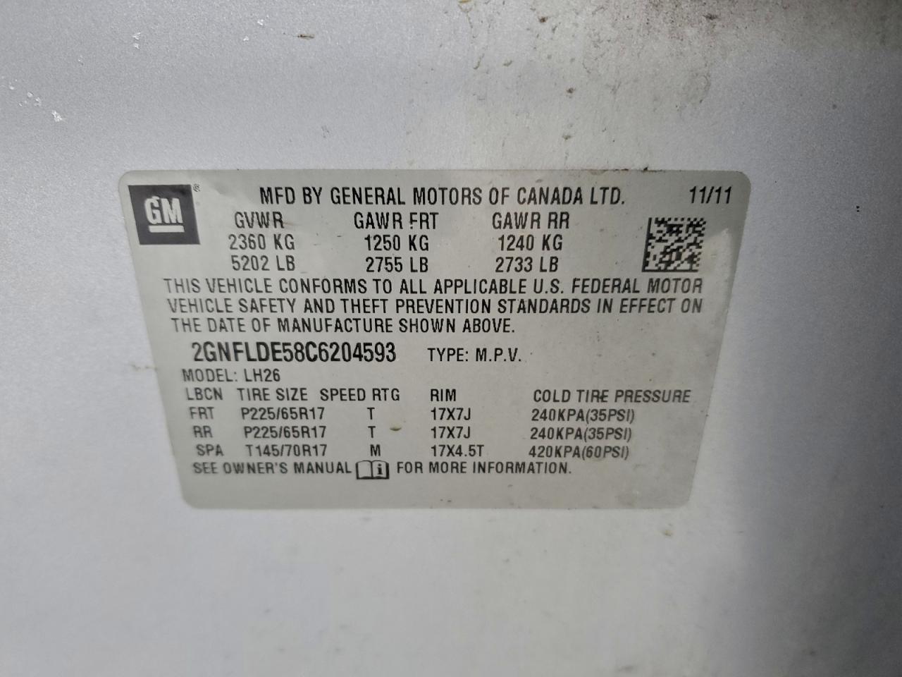 Chevrolet Equinox Lt Image 9