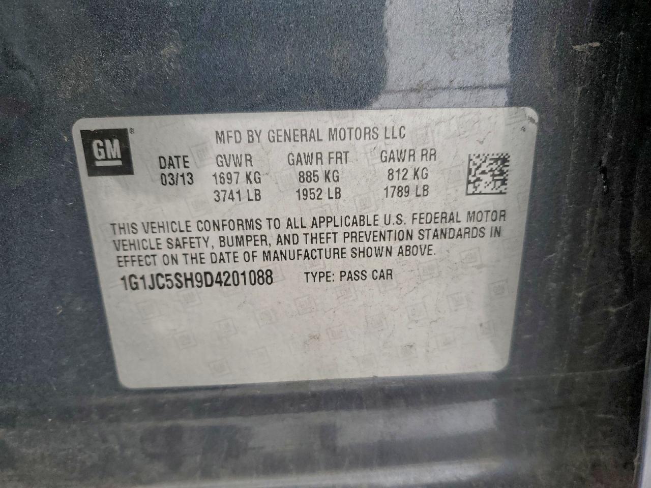 Chevrolet Sonic Lt Image 12