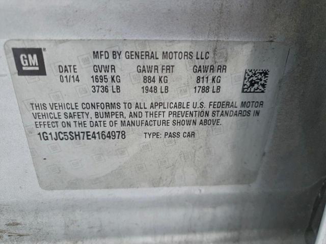 Chevrolet Sonic Lt Image 12