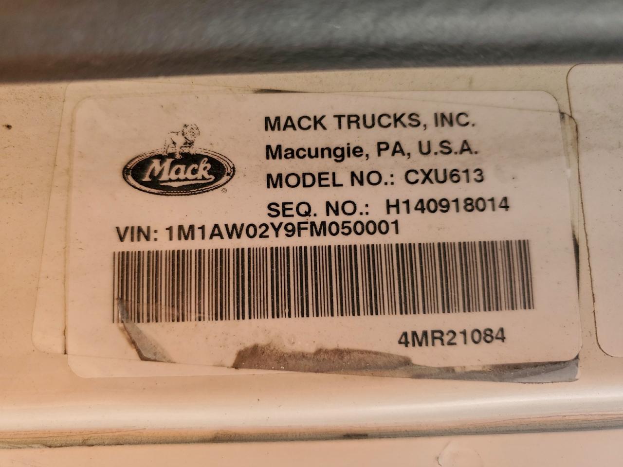 Mack Cxu613 Cxu600 Image 4