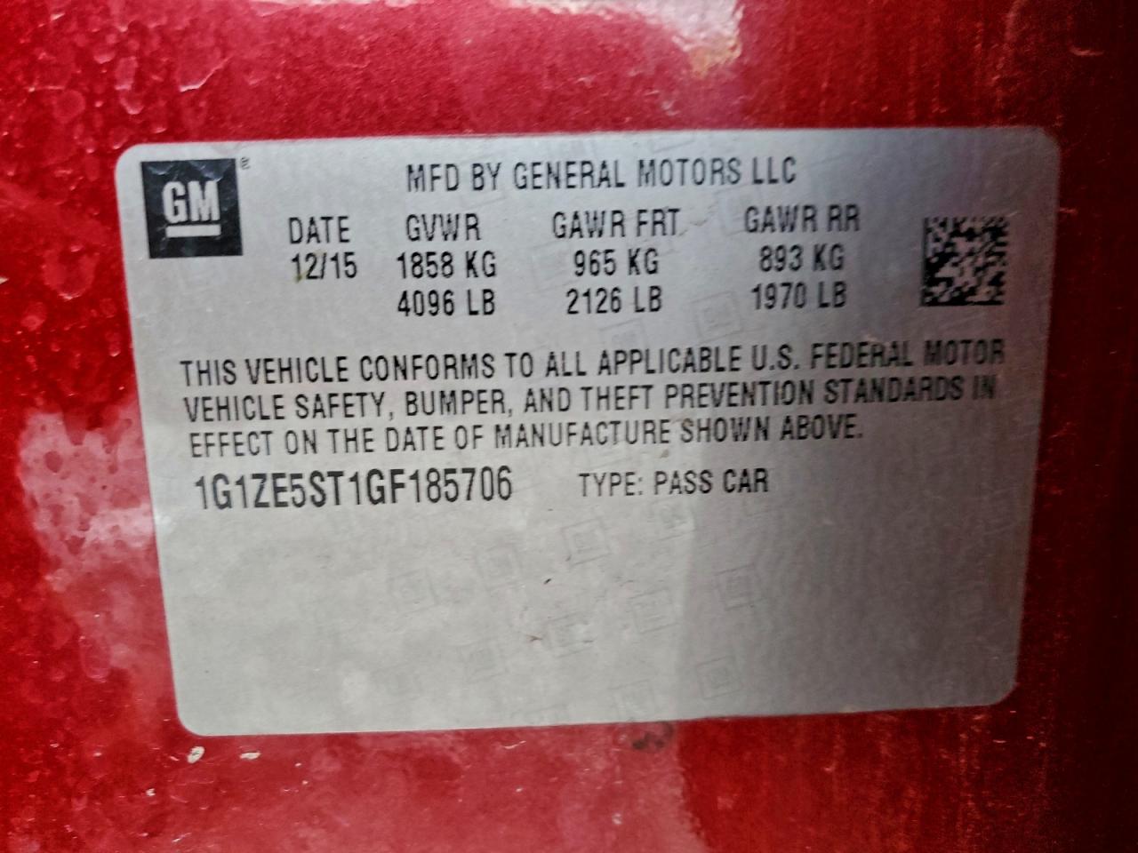 Chevrolet Malibu Lt Image 8