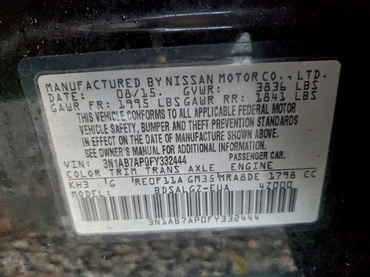 Nissan Sentra S Image 8