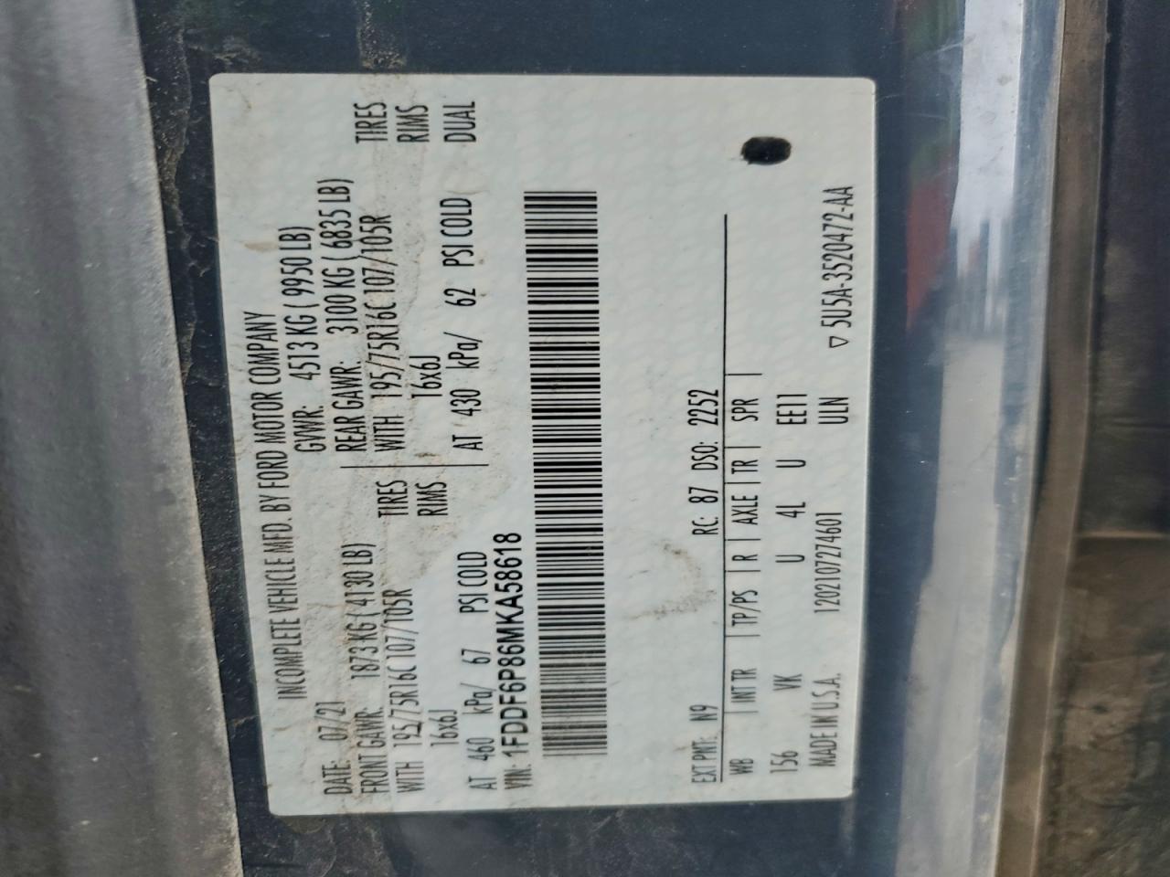 Ford Transit T-350 Hd Image 11