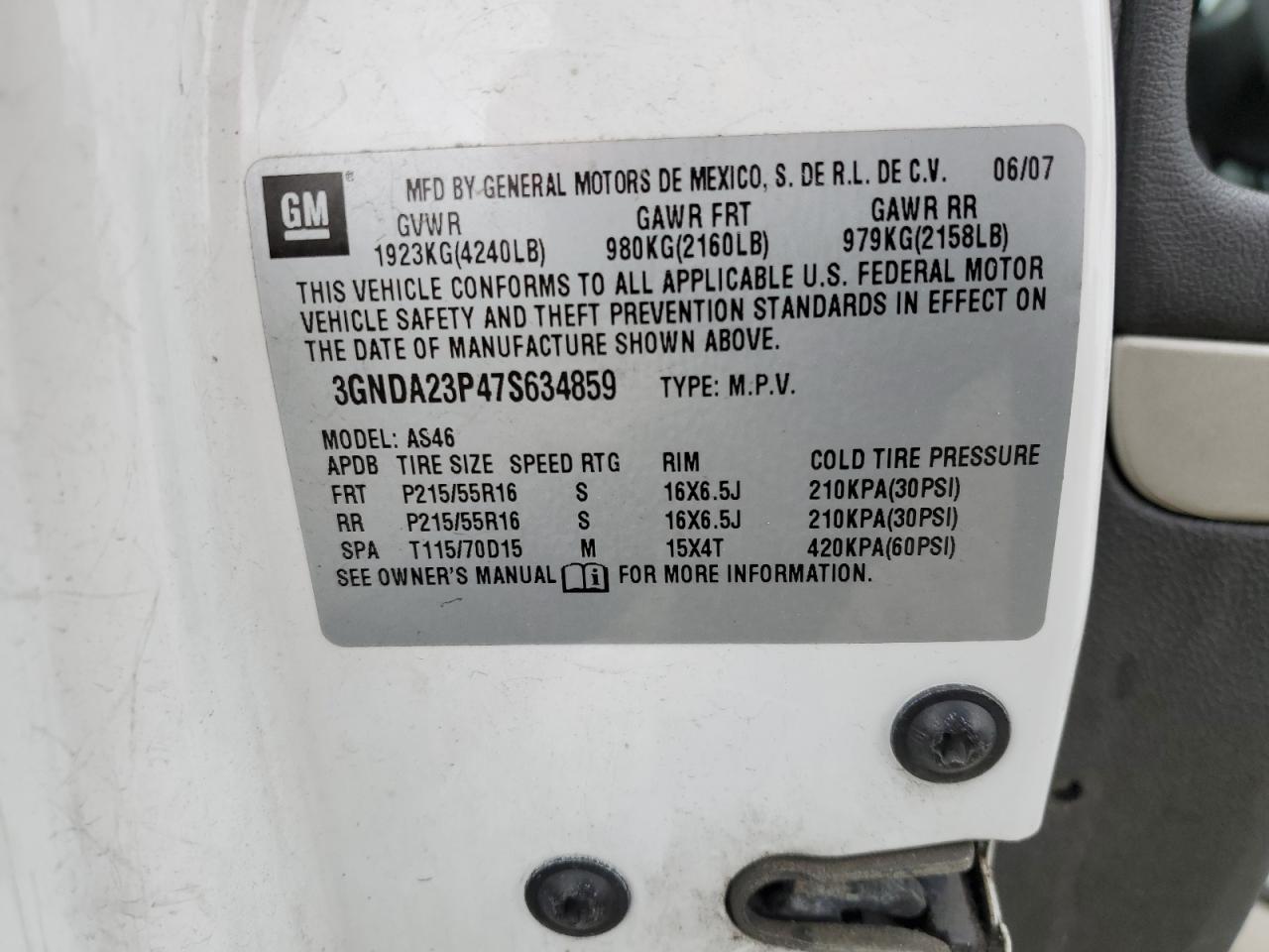 Chevrolet HHR Lt Image 2